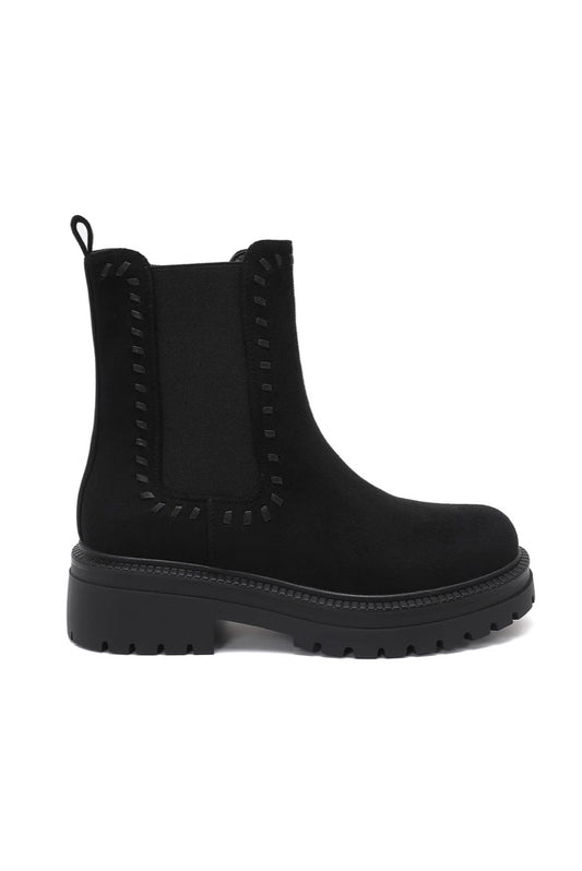 Bottines Chelsea à semelle crantée