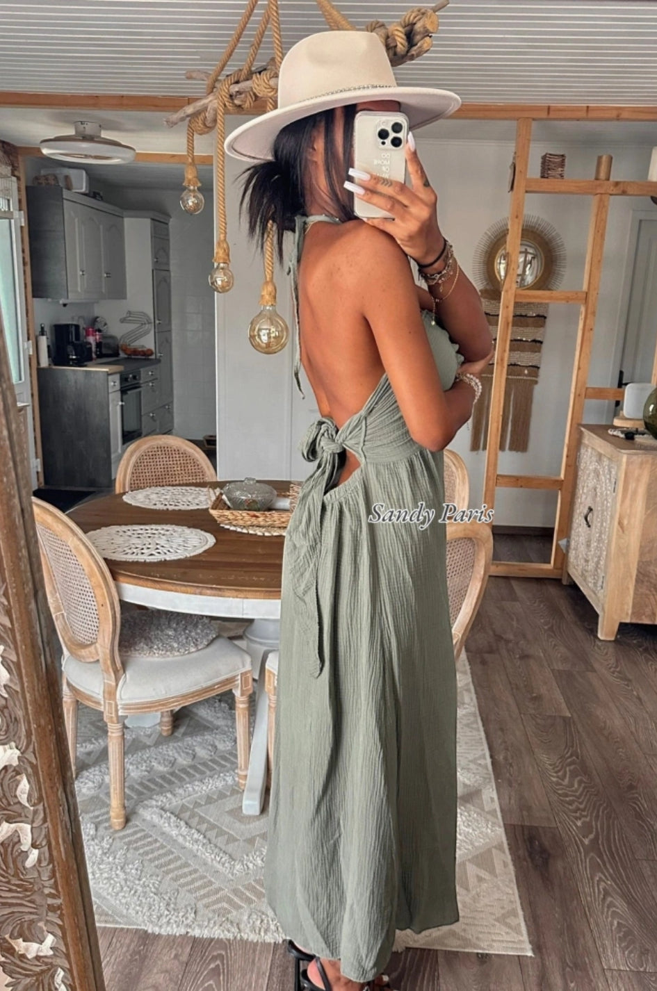 Robe Longue Dos-Nu