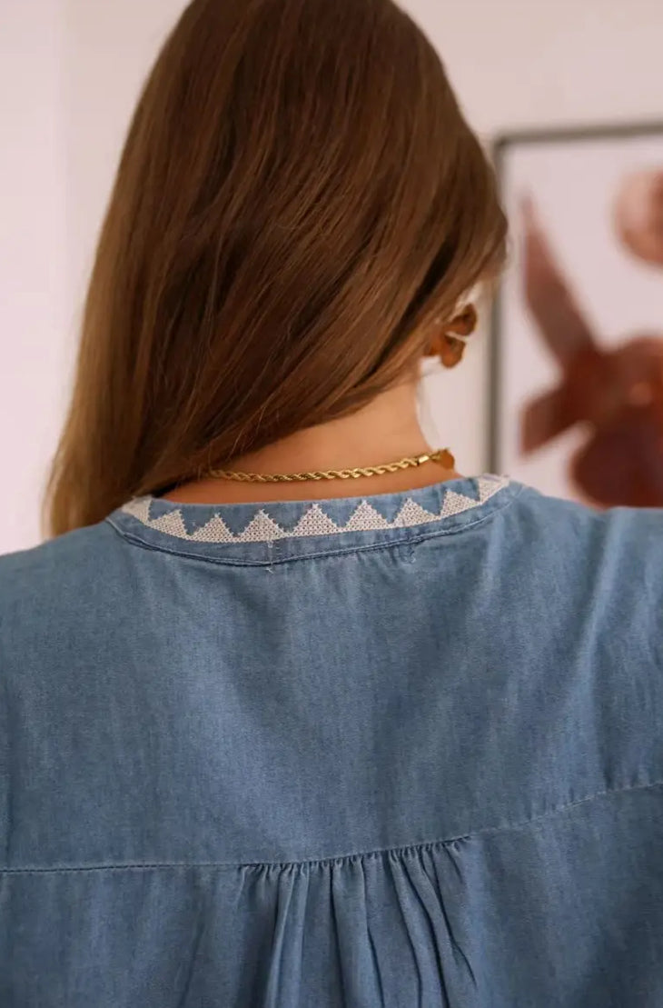 Blouse Brodée Esprit Folk