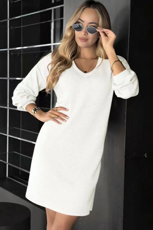Robe pull col V