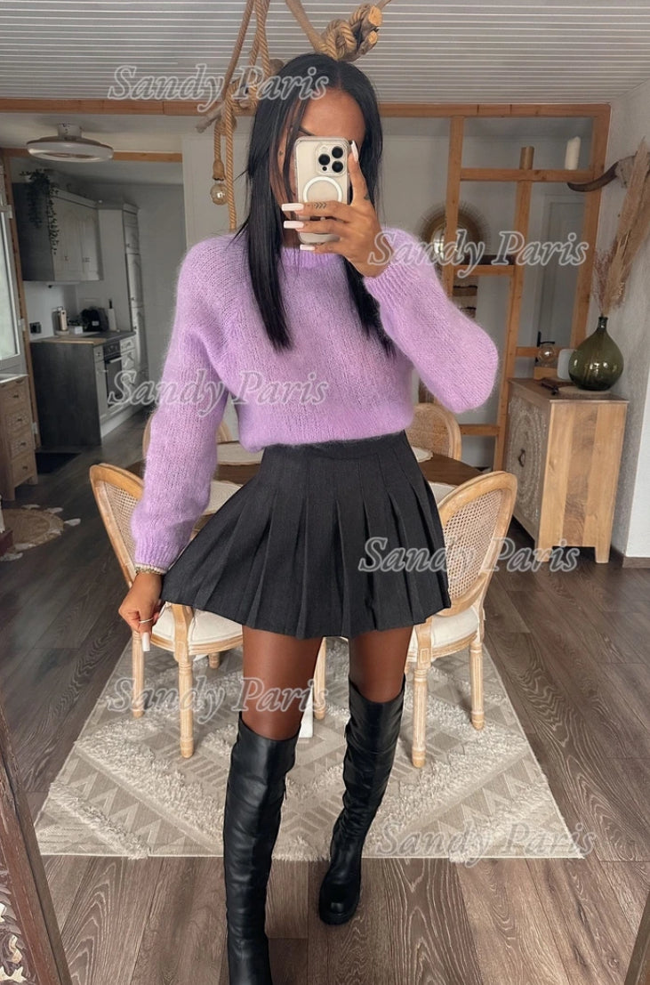 Pull en 80% mohair