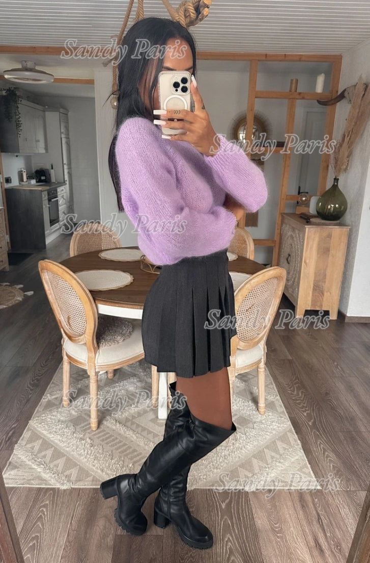 Pull en 80% mohair