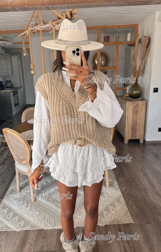 Pull sans manches