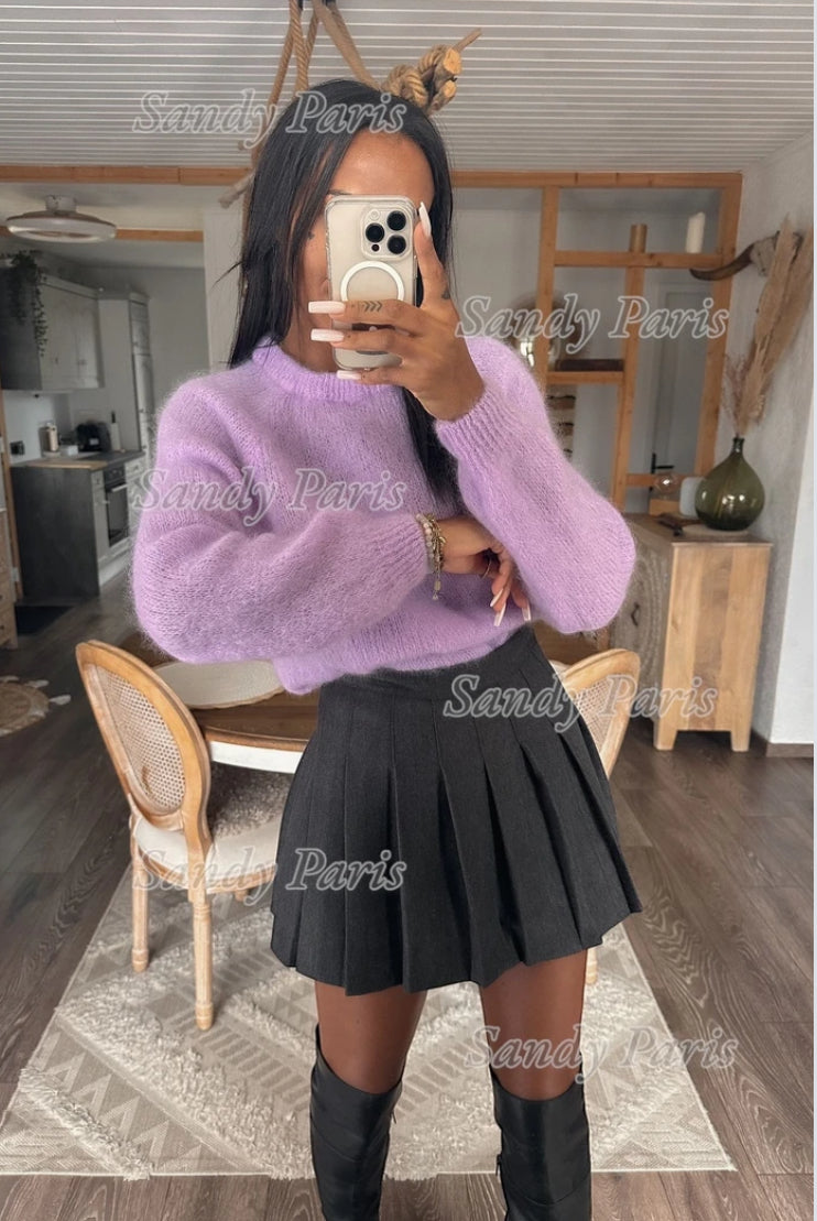 Pull en 80% mohair